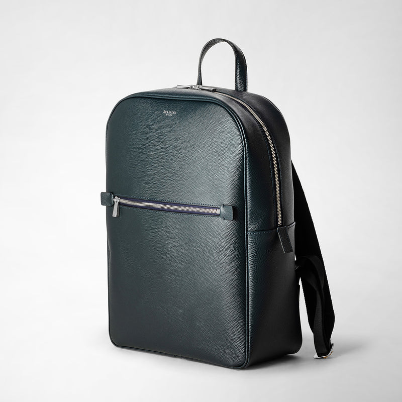 Serapian Zaino in pelle evoluzione blu navy Fino Al -60%