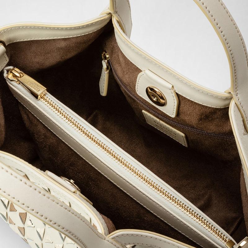 Serapian BORSA SECRET MINI IN MOSAICO ED ELAPHE Online