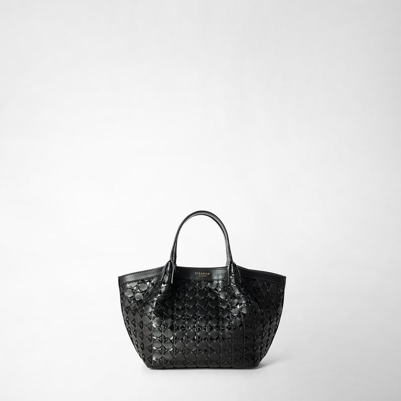 Serapian Mini secret bag in mosaico and elaphe black Outlet
