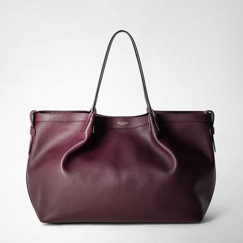Serapian TOTE BAG SECRET IN PELLE RUGIADA Vendita Calda