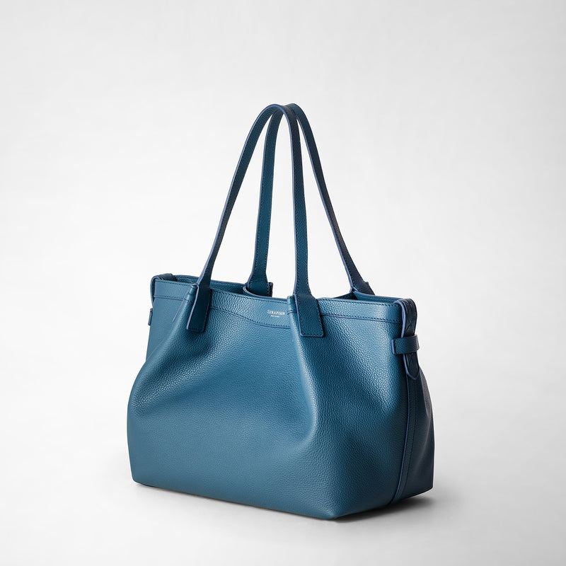 Serapian TOTE BAG SECRET PICCOLA IN PELLE RUGIADA Nuova