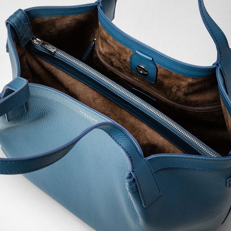 Serapian TOTE BAG SECRET PICCOLA IN PELLE RUGIADA Nuova