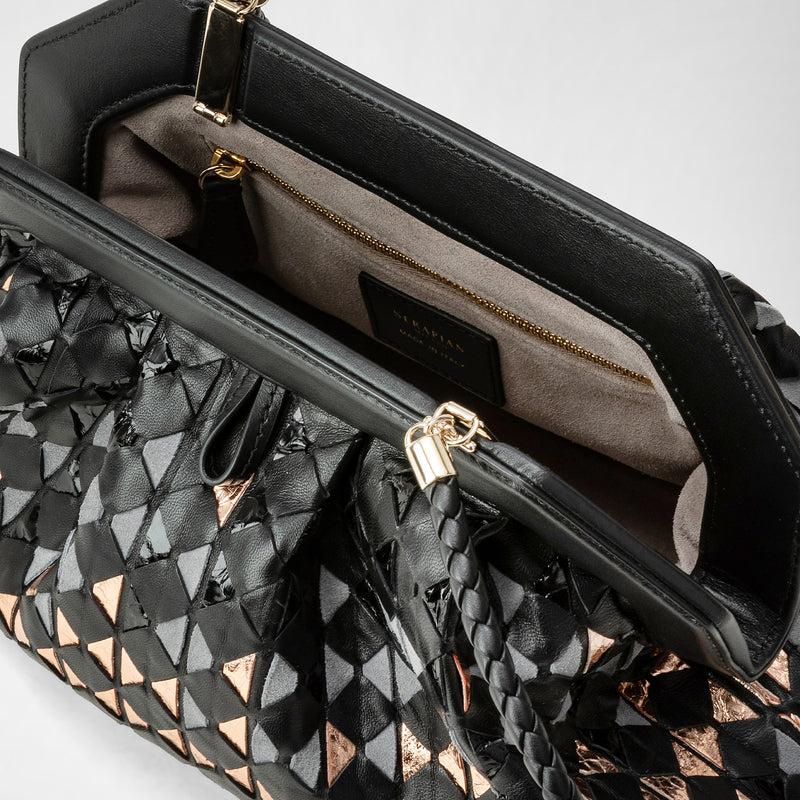 Serapian CLUTCH SECRET IN MOSAICO MESTIERI D'ARTE Moda
