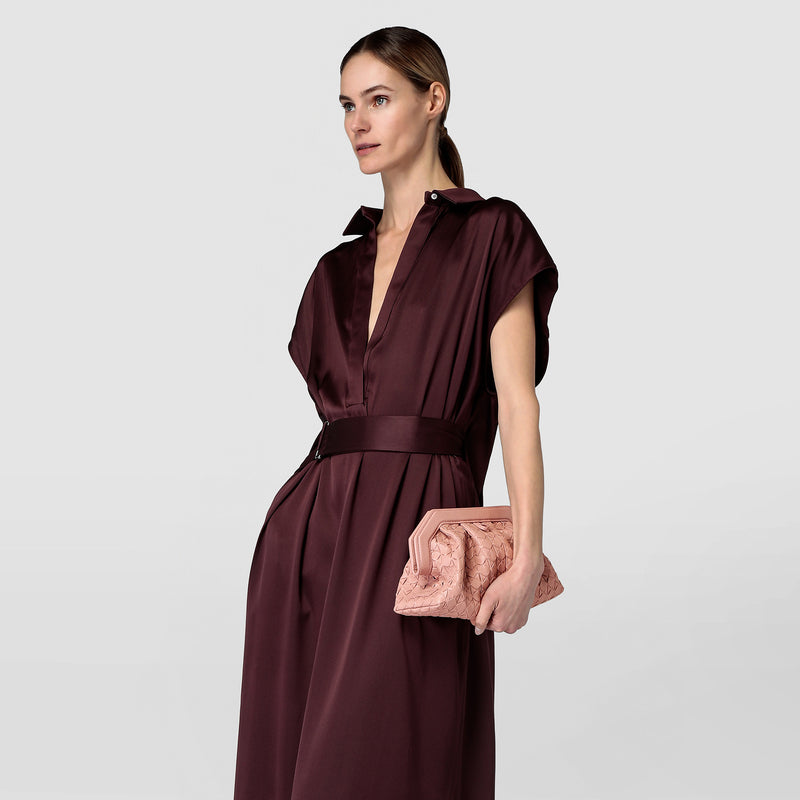 Serapian Clutch secret in mosaico blush Qualità