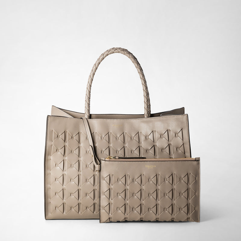 Serapian 1928 tote bag in mosaico sahara Soddisfazione Garantita