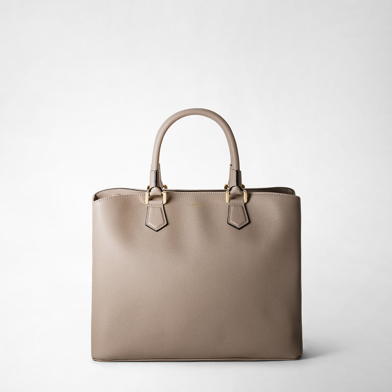 Serapian Borsa a mano luna in pelle rugiada sahara Offerte