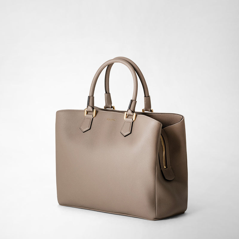 Serapian Borsa a mano luna in pelle rugiada sahara Offerte