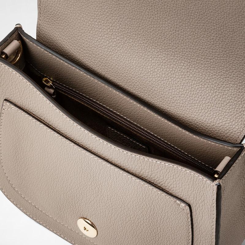 Serapian Borsa luna crossbody in pelle rugiada sahara I Più Venduti