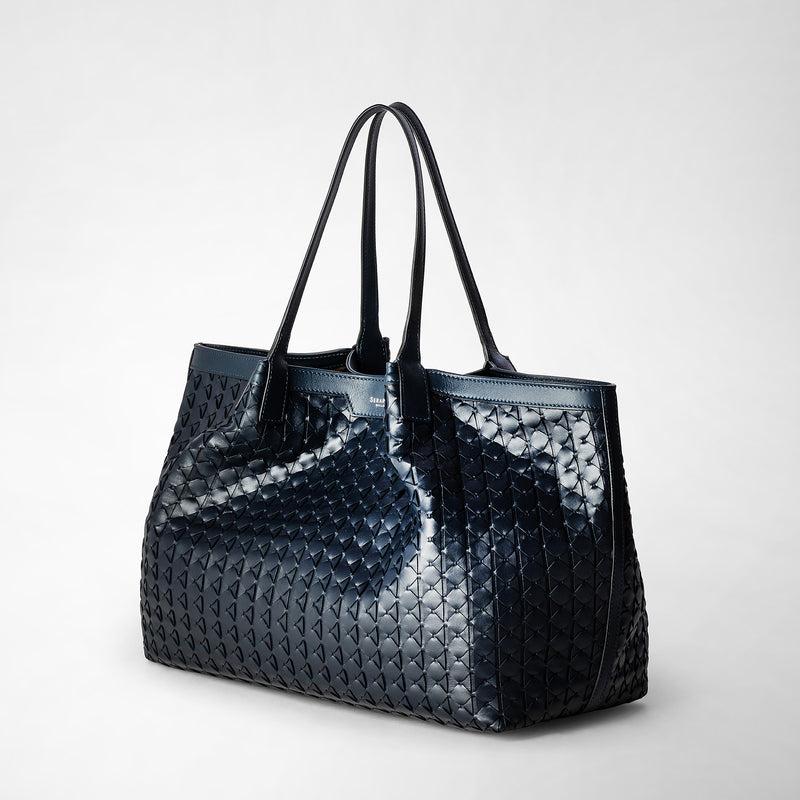 Serapian Secret tote bag in mosaico navy blue Soddisfazione Garantita