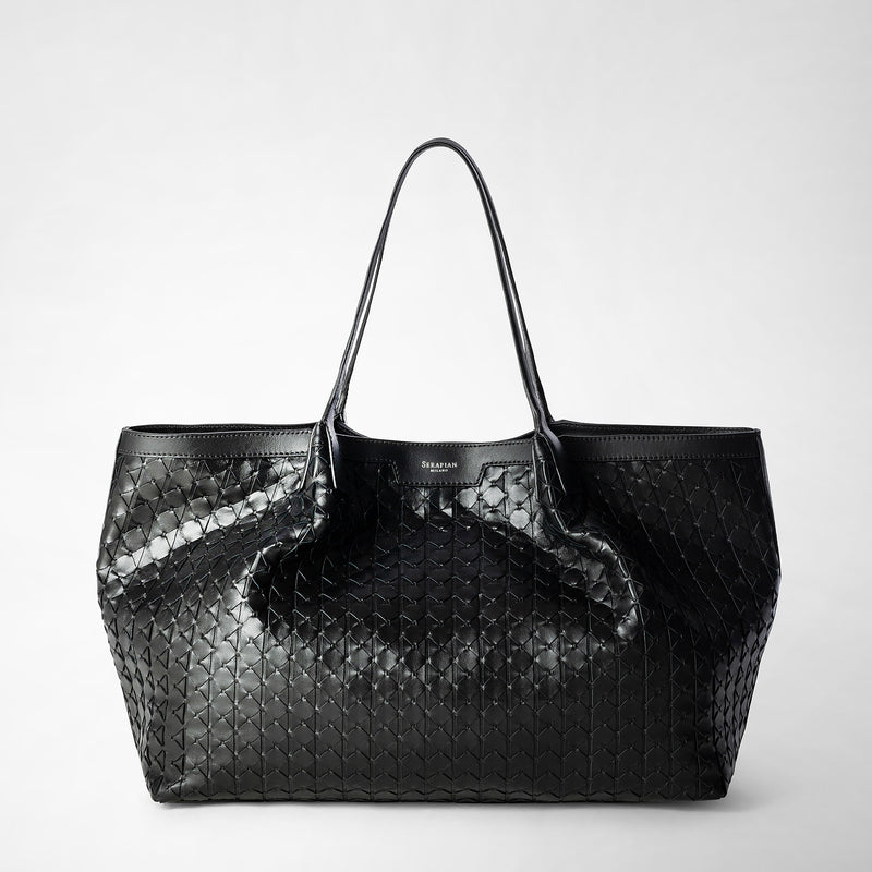 Serapian Secret tote bag in mosaico black Negozi Online