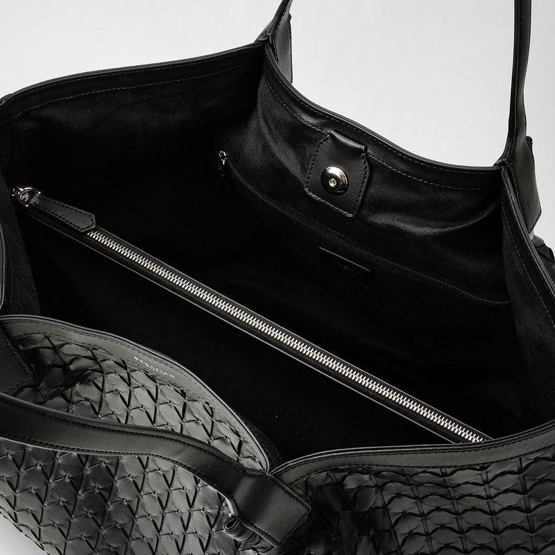 Serapian Secret tote bag in mosaico black Negozi Online