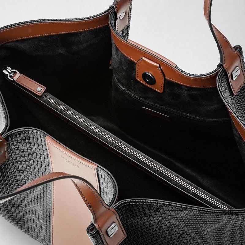 Serapian Borsa shopping secret in stepan 72 nero-cuoio Shopping Online