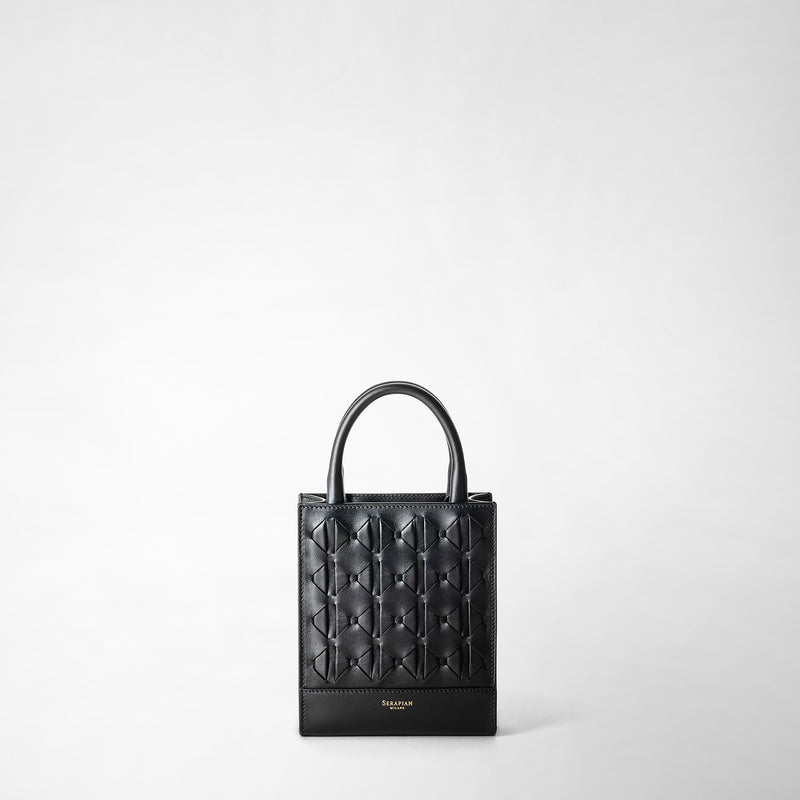 Serapian Borsa 1928 tote mini in mosaico nero Economico