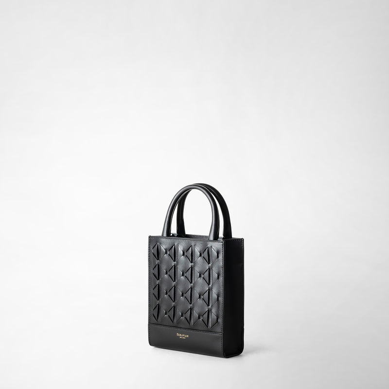 Serapian Borsa 1928 tote mini in mosaico nero Economico