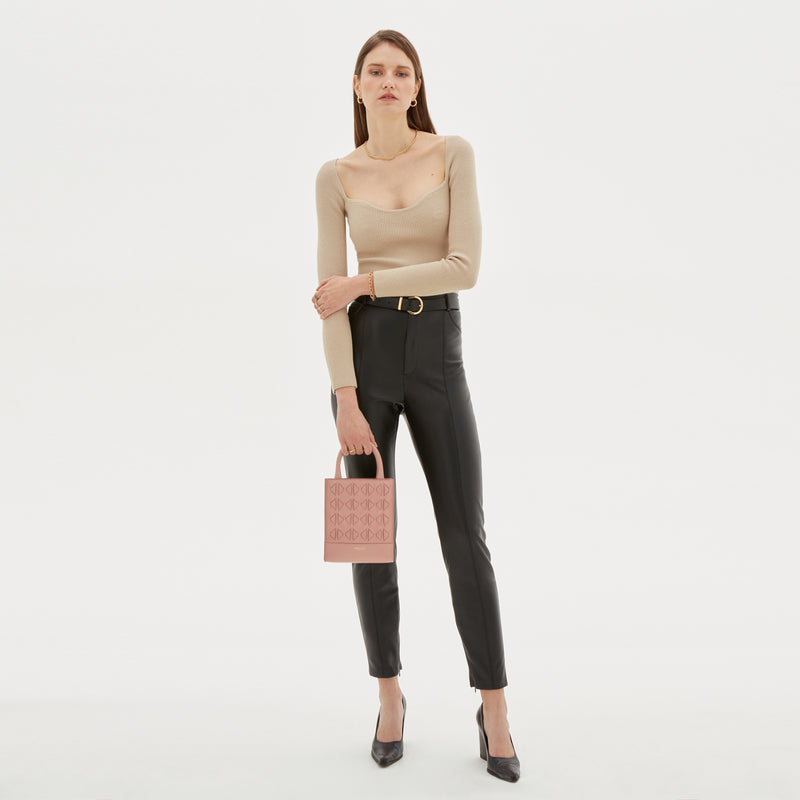 Serapian Borsa 1928 tote mini in mosaico blush Online