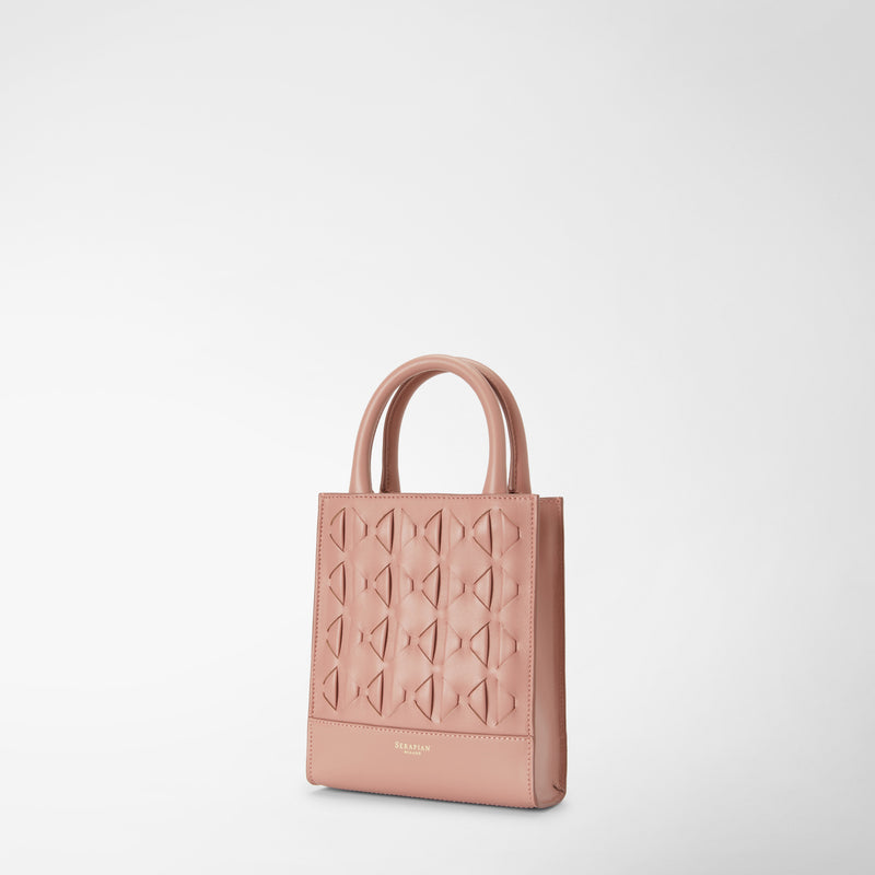 Serapian Borsa 1928 tote mini in mosaico blush Online