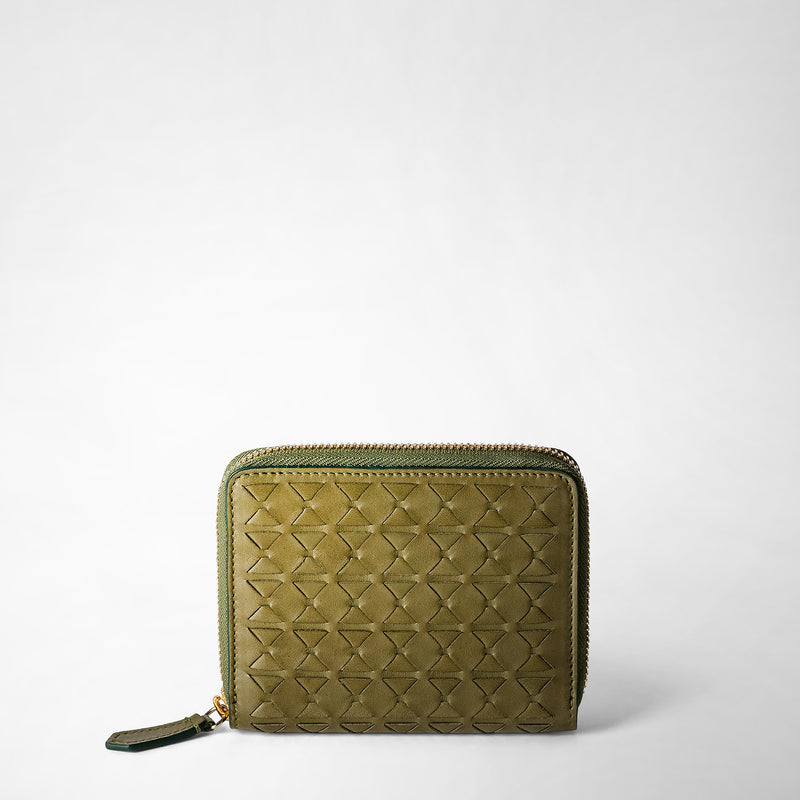 Serapian PORTAFOGLIO MINI CON ZIP IN MOSAICO Negozio