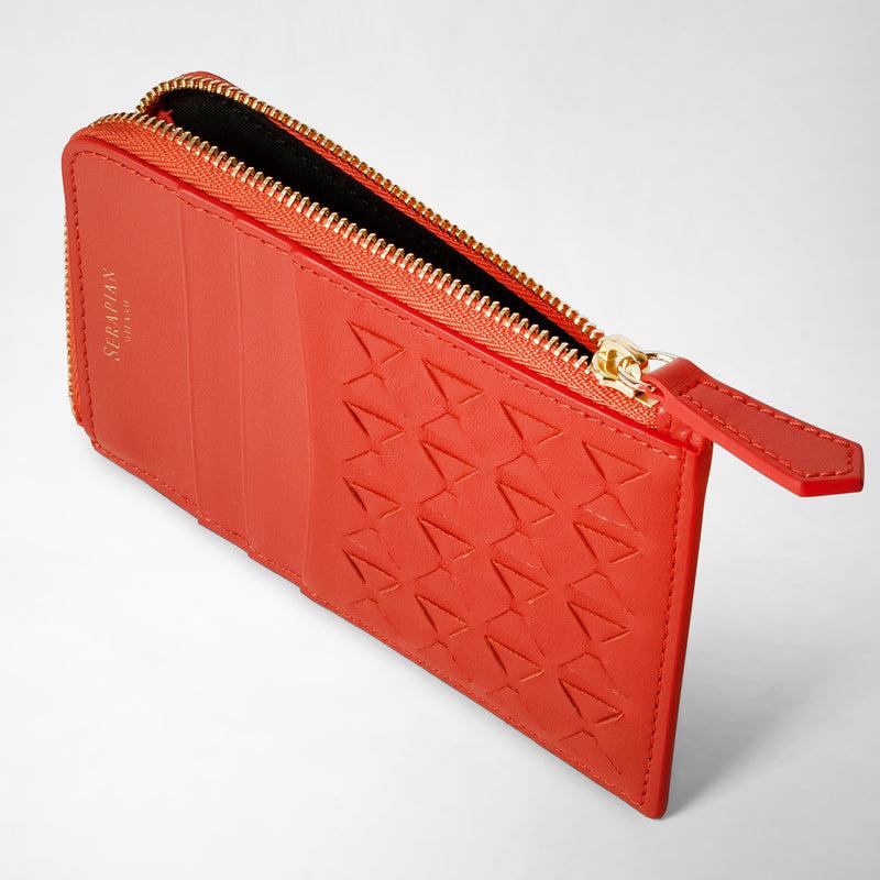 Serapian PORTACARTE CON ZIP IN MOSAICO In Linea