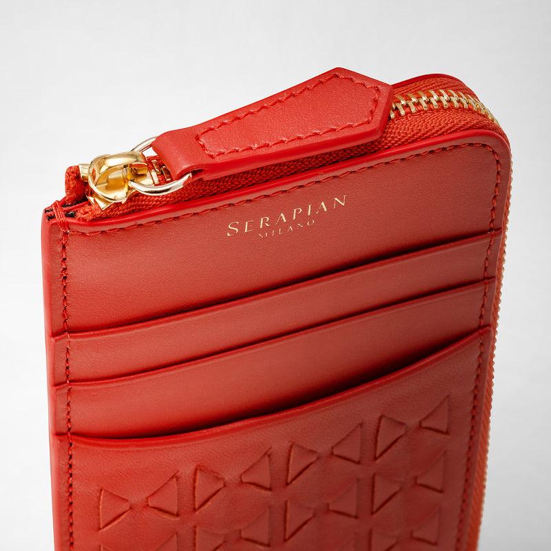 Serapian PORTACARTE CON ZIP IN MOSAICO In Linea