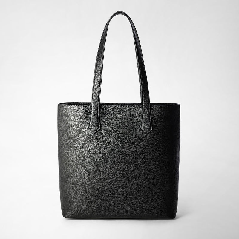 Serapian Day tote bag in cachemire leather black Fino Al -60%