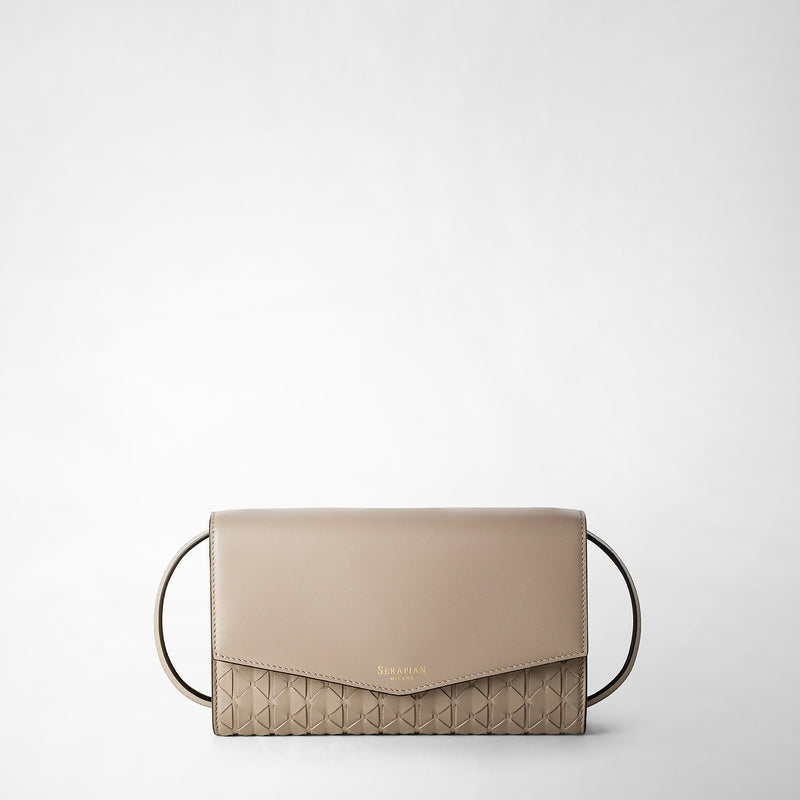 Serapian Clutch con tracolla in mosaico sahara Offerte