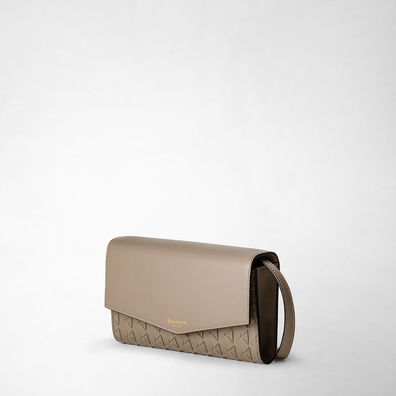 Serapian Clutch con tracolla in mosaico sahara Offerte