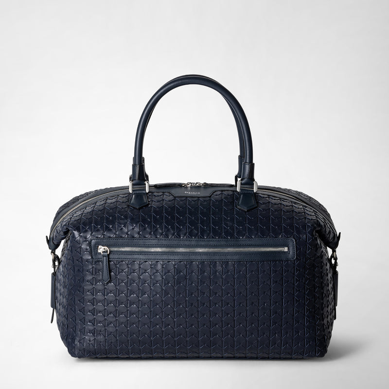 Serapian Travel bag in mosaico navy blue Promozione