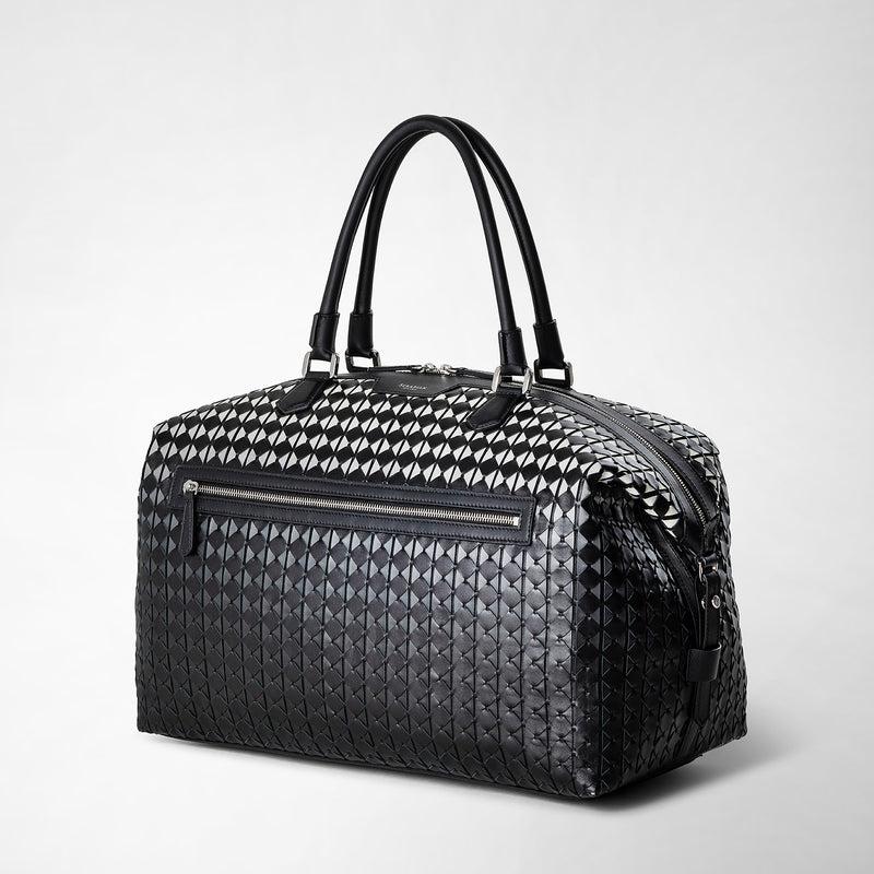 Serapian Travel bag in mosaico chiaroscuro Spedizione Gratuita