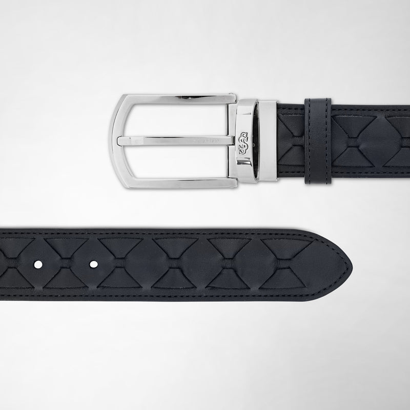 Serapian Belt in mosaico navy blue Soddisfazione Garantita
