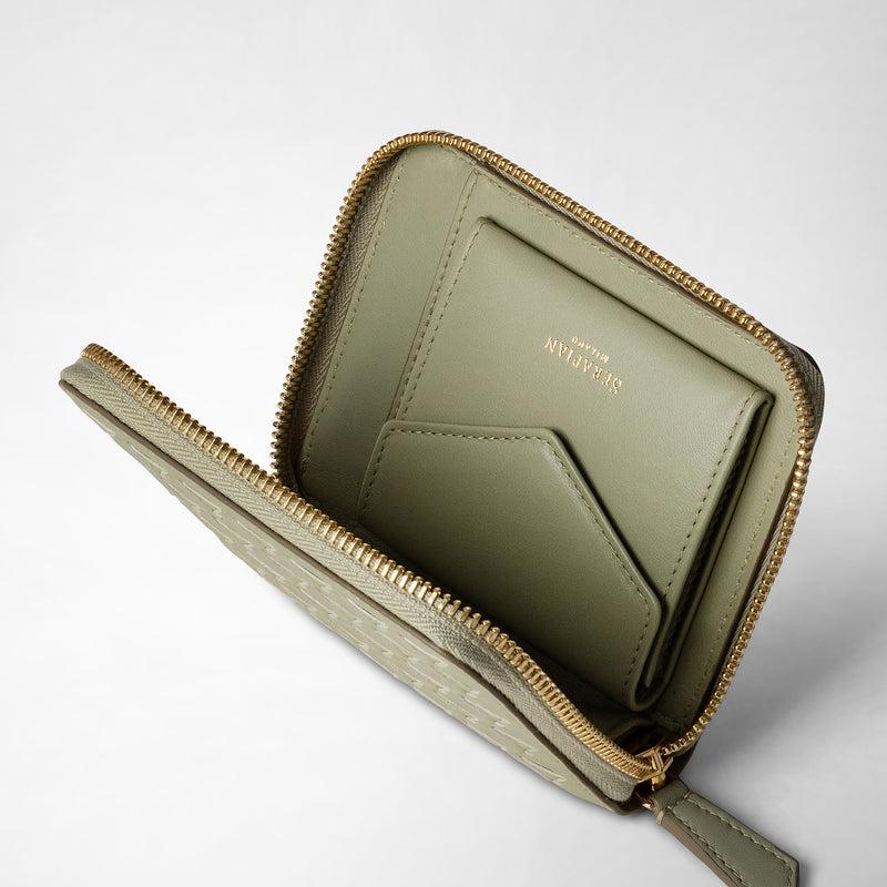Serapian PORTAFOGLIO MINI CON ZIP IN MOSAICO Offerta