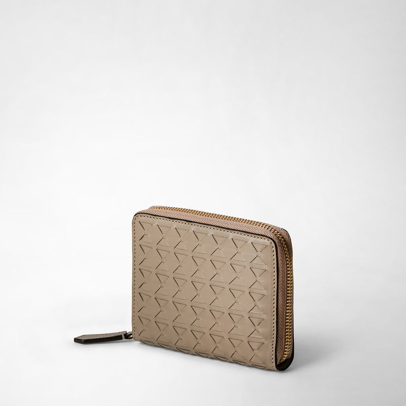 Serapian PORTAFOGLIO MINI CON ZIP IN MOSAICO In Vendita