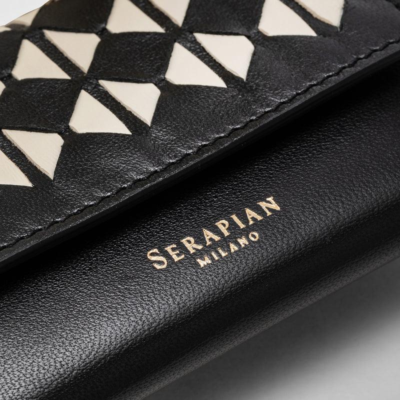 Serapian PORTAFOGLIO TRI-FOLD IN MOSAICO Cyber Monday