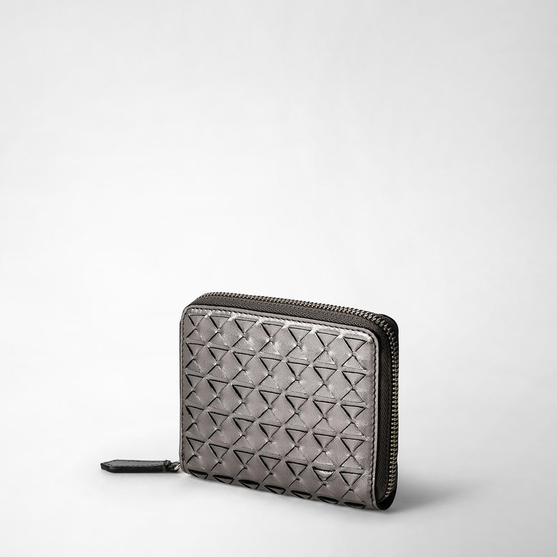 Serapian PORTAFOGLIO MINI CON ZIP IN MOSAICO Vendita Calda