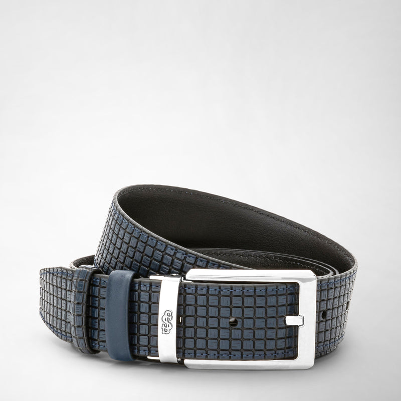 Serapian Cintura in stepan blu oceano-nero Qualità
