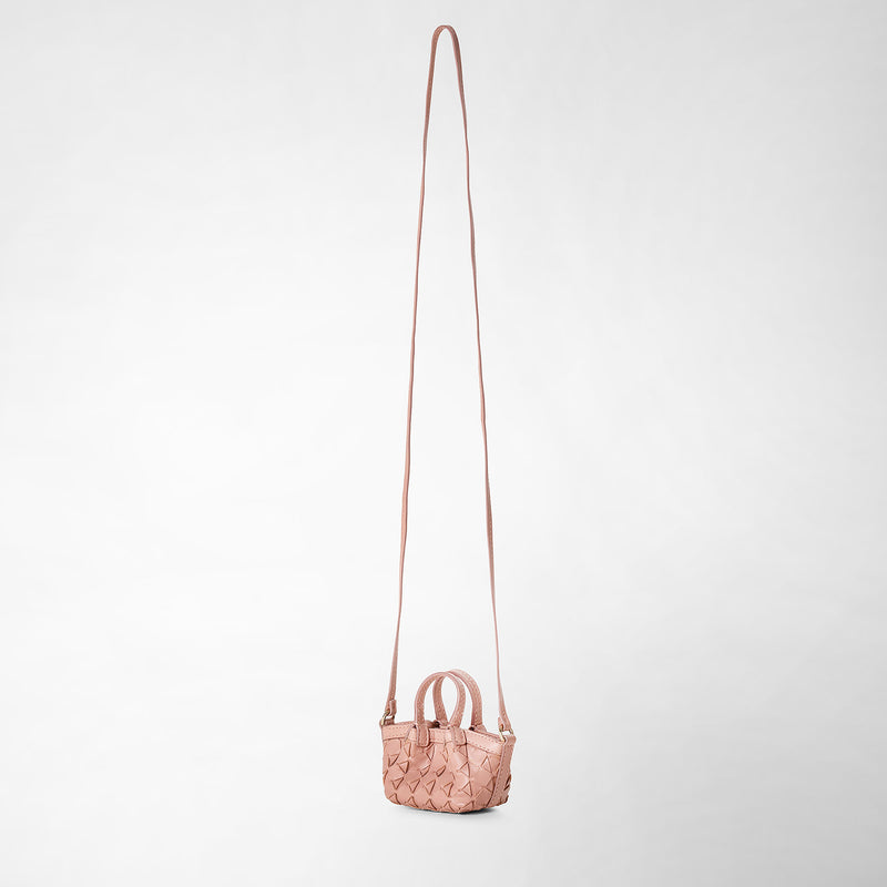 Serapian Borsa secret nano in mosaico blush Offerta