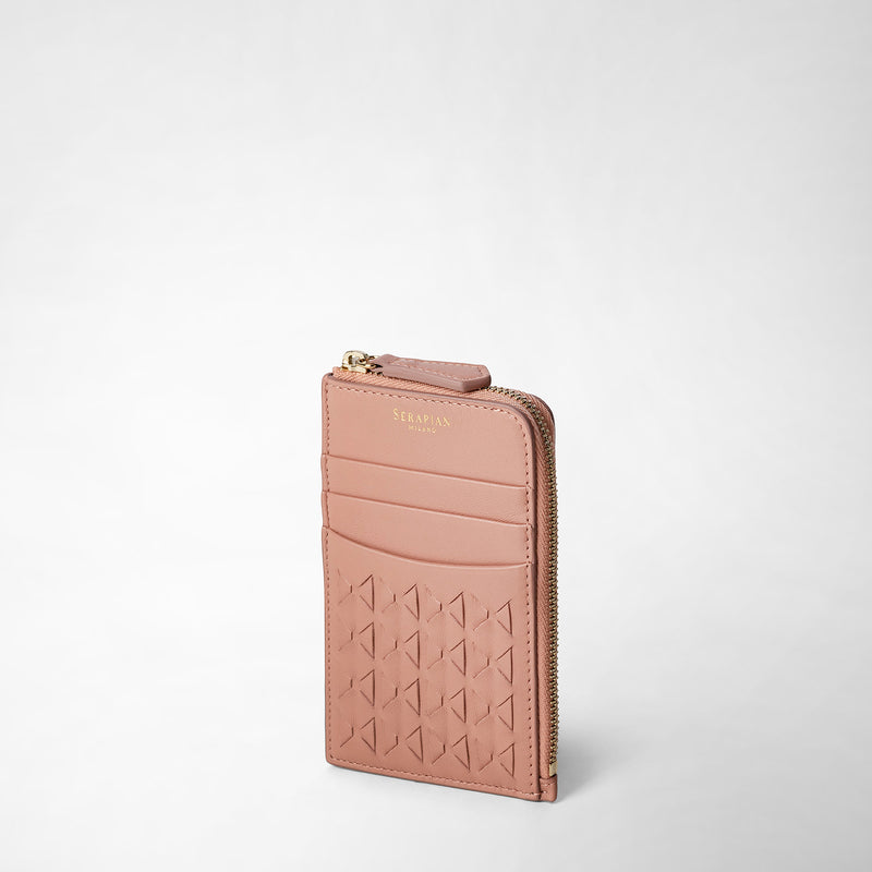 Serapian PORTACARTE CON ZIP IN MOSAICO Promozione Limitata