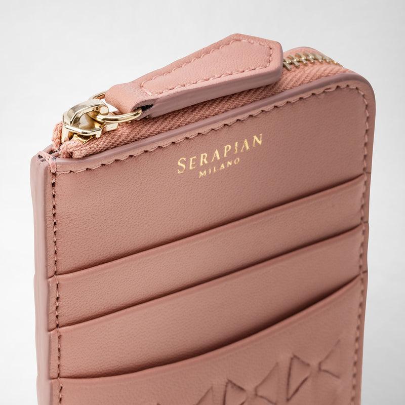 Serapian PORTACARTE CON ZIP IN MOSAICO Promozione Limitata