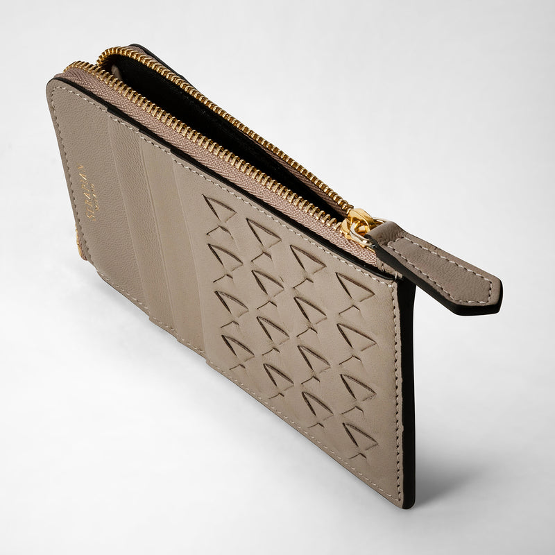 Serapian Portacarte con zip in mosaico sahara Shopping Online