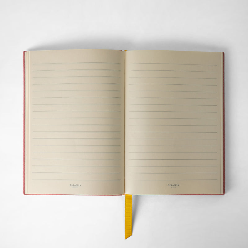Serapian Notebook in evoluzione leather pink Online