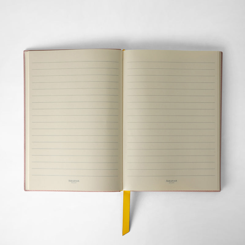 Serapian Notebook in evoluzione leather quartz Saldi