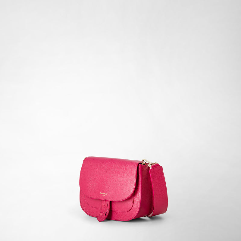 Serapian Luna crossbody bag in rugiada leather petal 2025