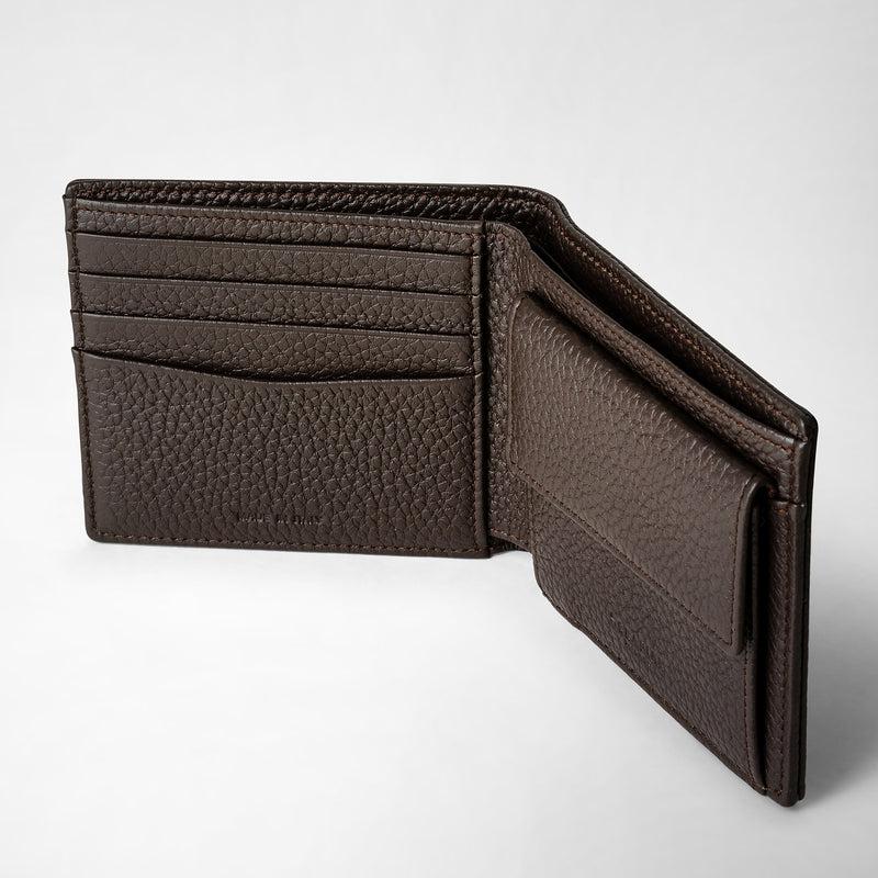 Serapian Portafoglio 4 carte portamonete pelle cachemire Sottocosto