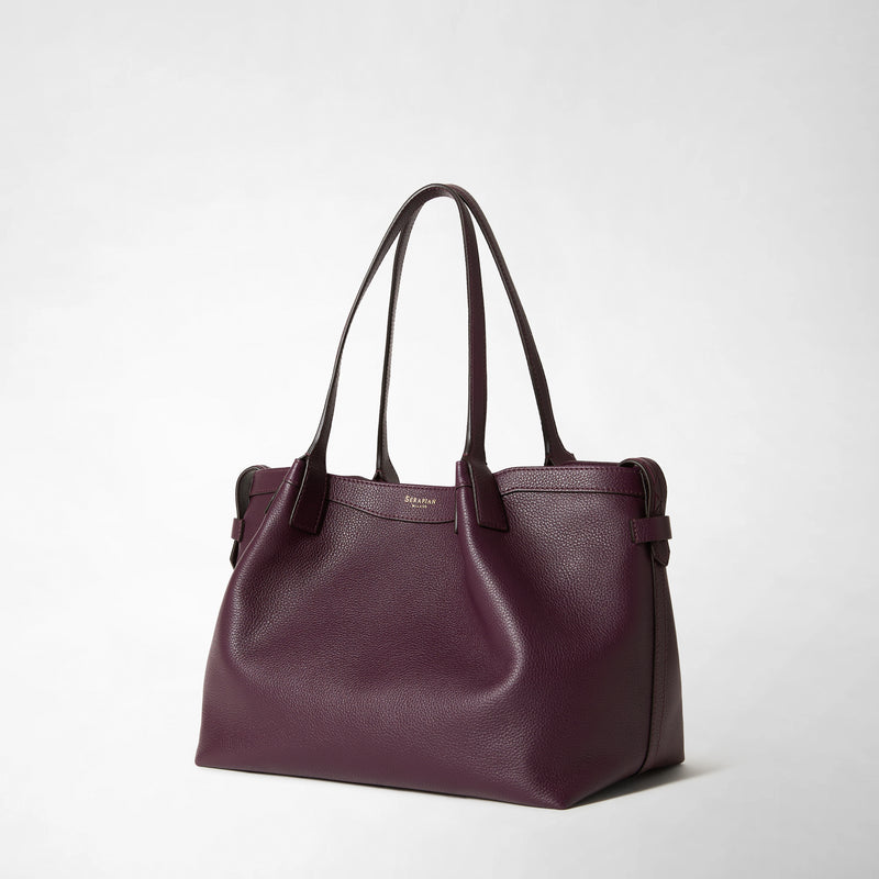 Serapian TOTE BAG SECRET PICCOLA IN PELLE RUGIADA Offerte