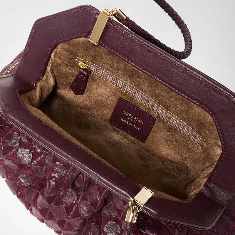 Serapian CLUTCH SECRET IN MOSAICO Vendita Calda