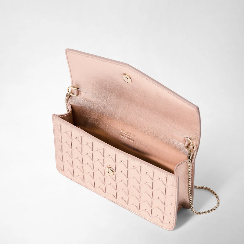 Serapian CLUTCH CON CATENA IN MOSAICO Vendite Flash