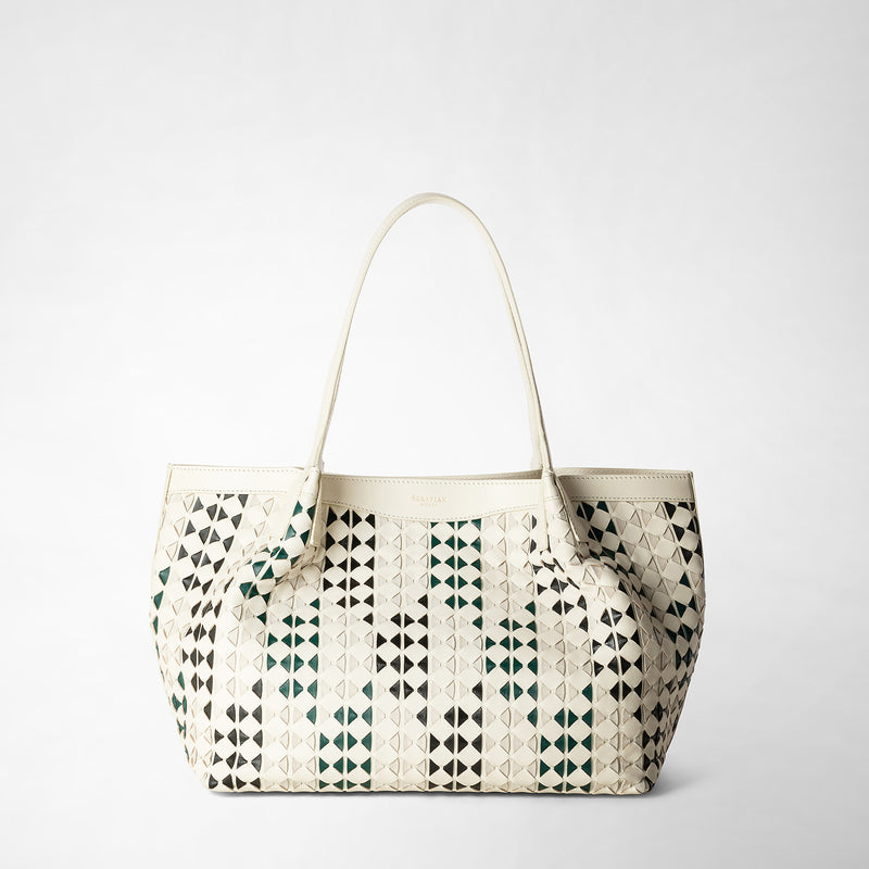 Serapian TOTE BAG SECRET PICCOLA IN MOSAICO MESTIERI D'ARTE Moda