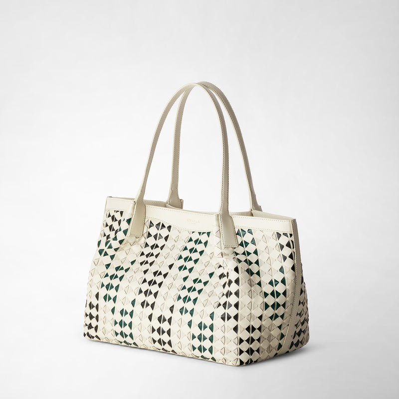 Serapian TOTE BAG SECRET PICCOLA IN MOSAICO MESTIERI D'ARTE Moda