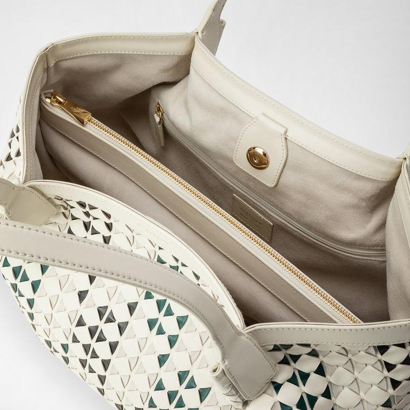 Serapian TOTE BAG SECRET PICCOLA IN MOSAICO MESTIERI D'ARTE Moda