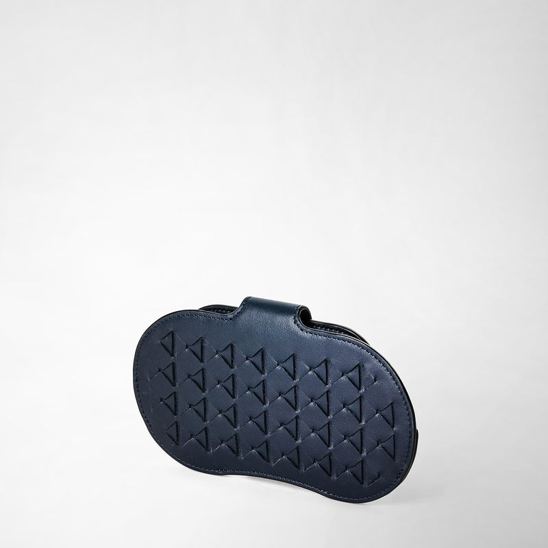 Serapian Glasses holder in mosaico navy blue In Vendita