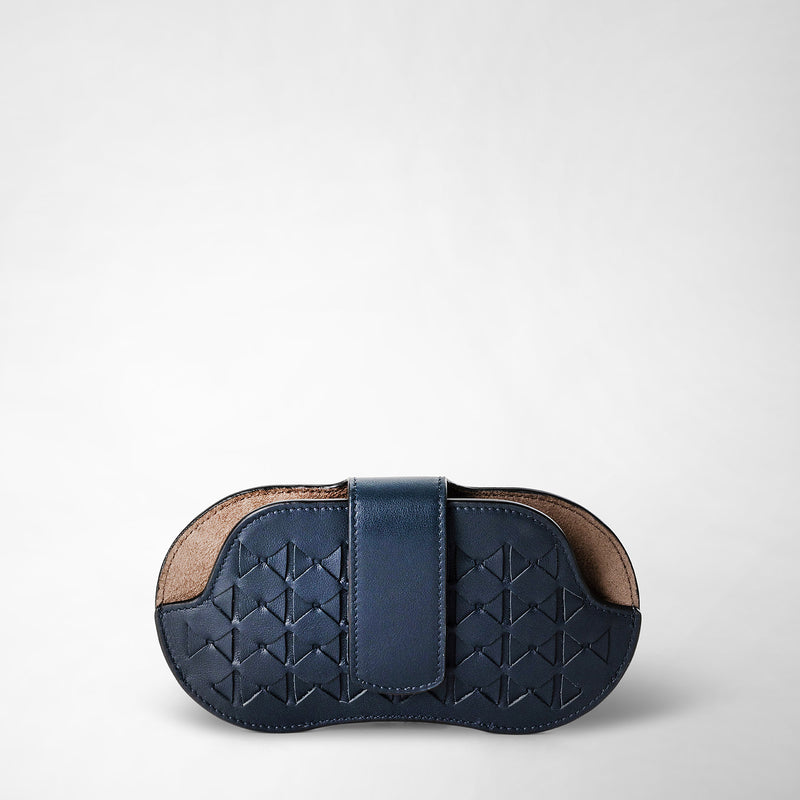 Serapian Glasses holder in mosaico navy blue In Vendita